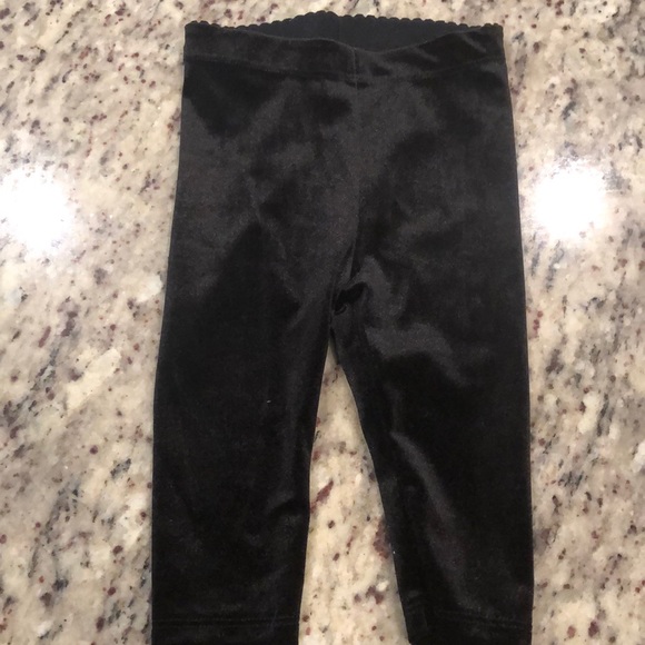 H&M velour black leggings - Picture 1 of 1